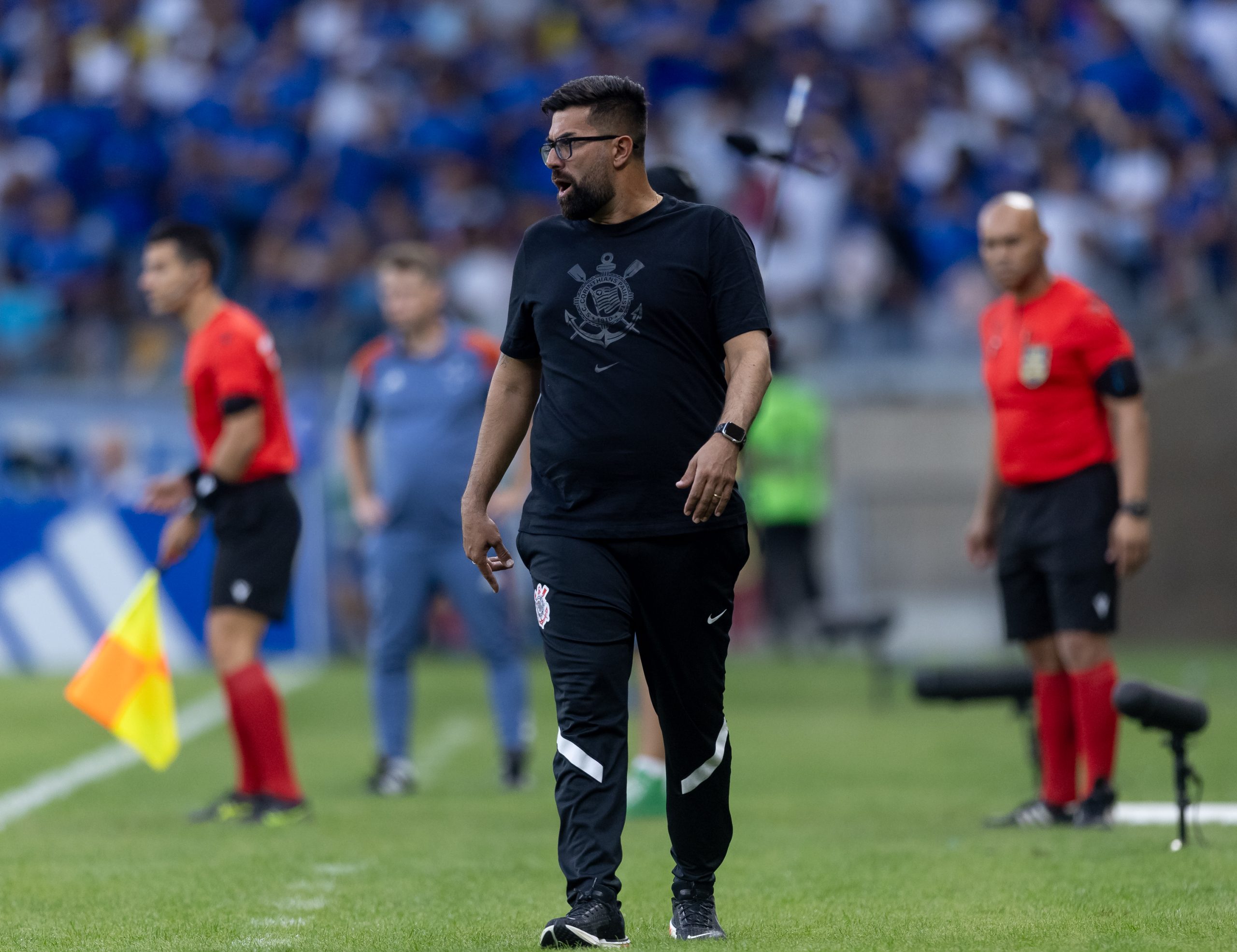 Após a derrota do Corinthians para o Cruzeiro, interino afirma: 'Conseguiram ser mais felizes'. (Foto: Rodrigo Coca/Agência Corinthians)