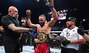Belal Muahmmad se tornou campeão dos meio médios (Foto: Divulgação/UFC)