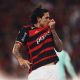 Pedro comemora seu gol contra o Palmeiras. Foto: Reprodução Twitter Flamengo