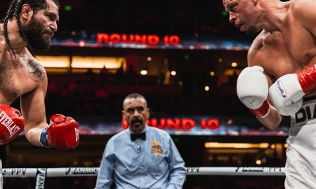 Nate Diaz x Jorge Masvidal em luta de boxe (Foto: Divulgação/Instagram)