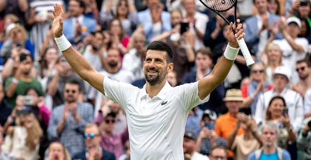 Djokovic em Wimbledon / Crédito: AELTC