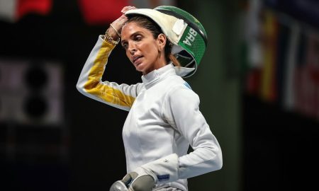 Nathalie Moellhausen, do Brasil, se despede das Olimpíadas de Paris (Foto: Gaspar Nóbrega/COB)
