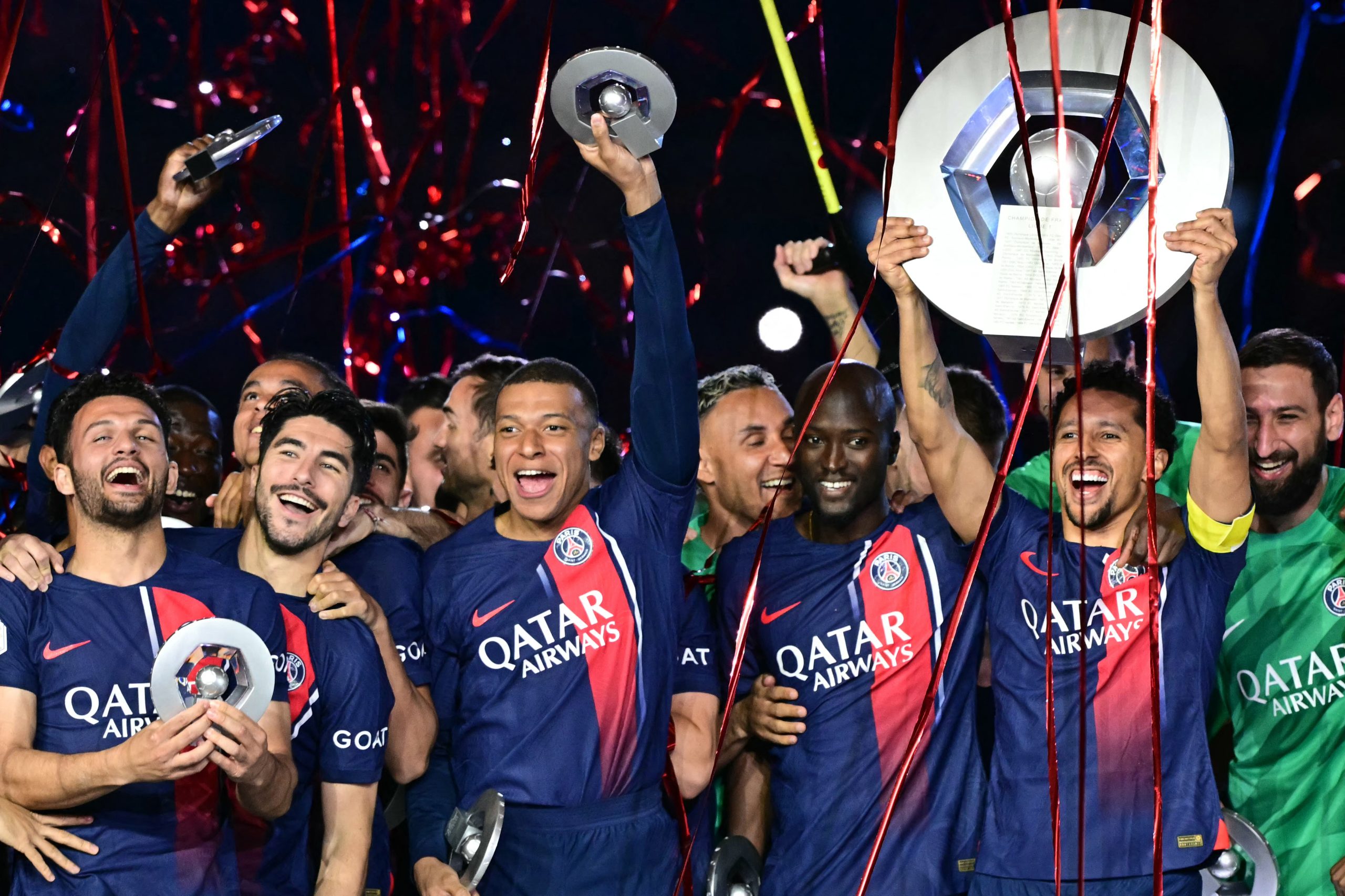 PSG campeão da Ligue 1 agora na CazéTV (Foto: Miguel Medina/AFP via Getty Image)