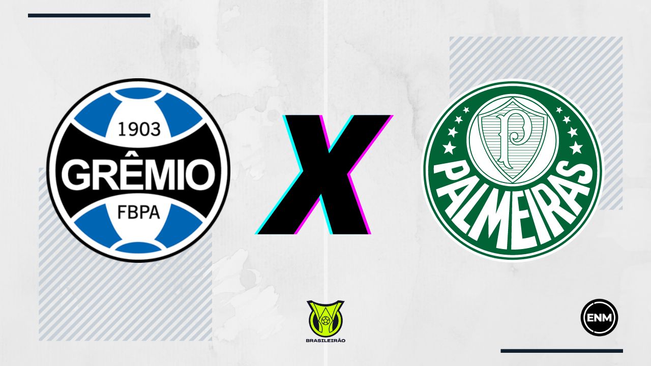 Grêmio terá jogo importante com o Palmeiras (Arte: ENM)