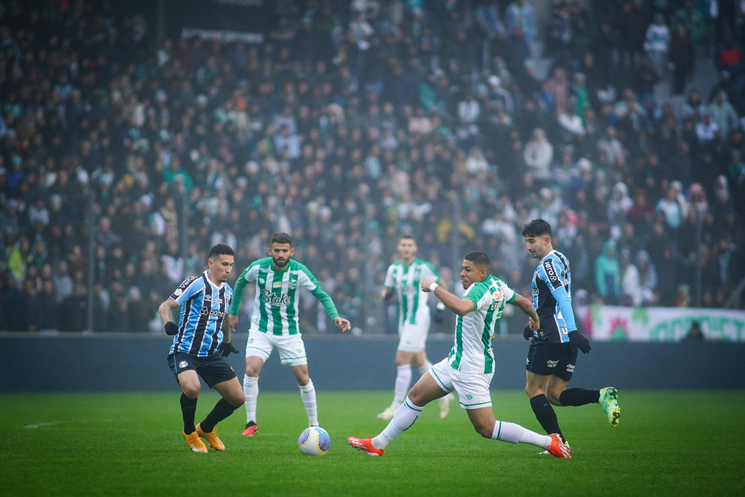 Juventude e Grêmio jogaram no Alfredo Jaconi (Foto: Fernando Alves / Juventude)