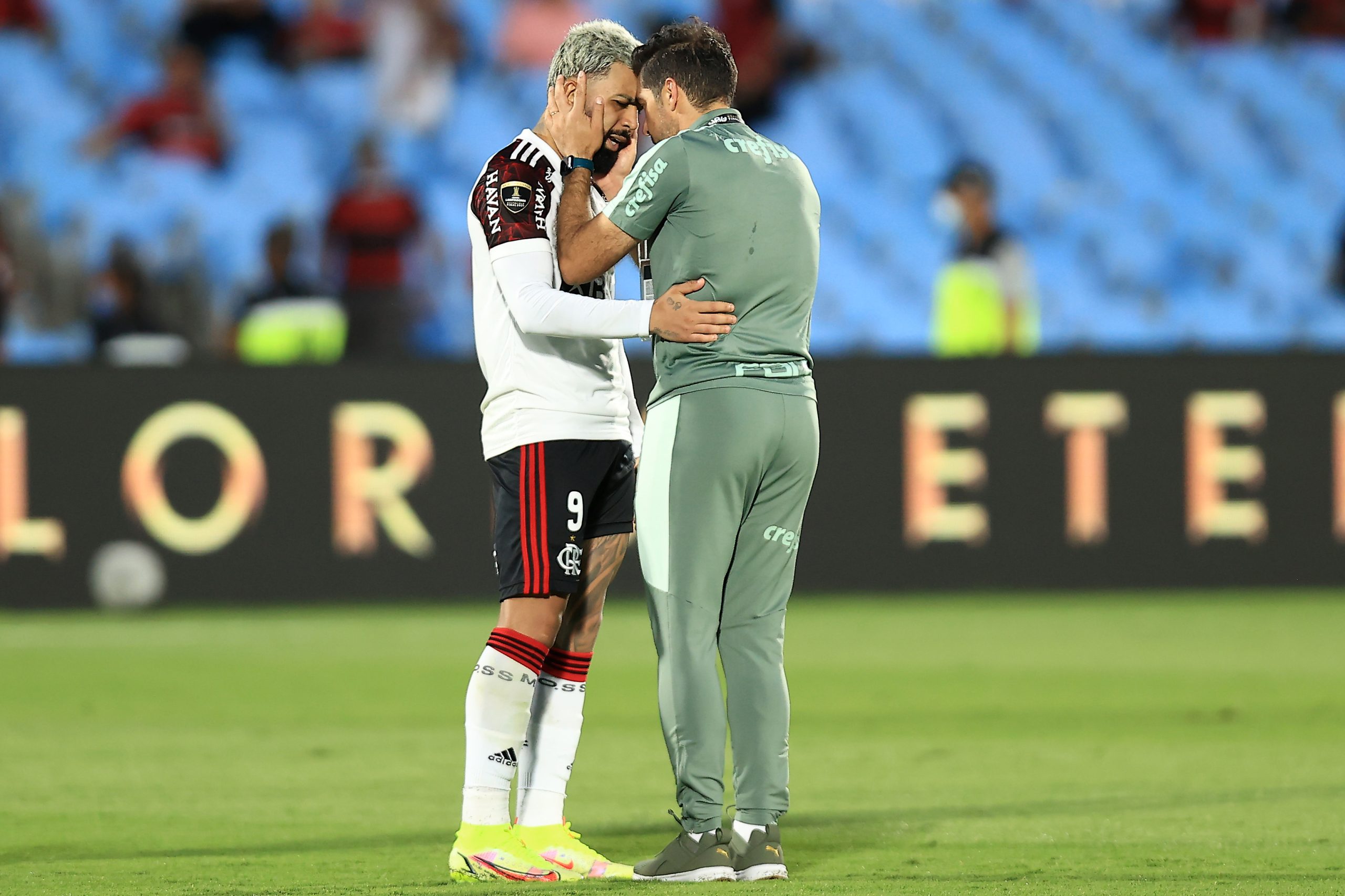 Gabigol e Abel Ferreira Photo by Buda Mendes/Getty Images