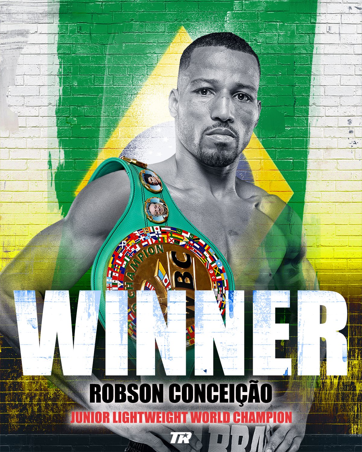 Robson Conceição se sagra campeão mundial de boxe (Foto : Divulgação/Top Rank)