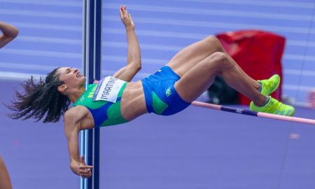 Atletismo: Valdileia Martins supera recorde brasileiro no salto em altura feminino (Foto: Reprodução/COB)