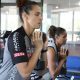 Dani Lins treinando no Sesi Bauru para o Campeonato Paulista de vôlei