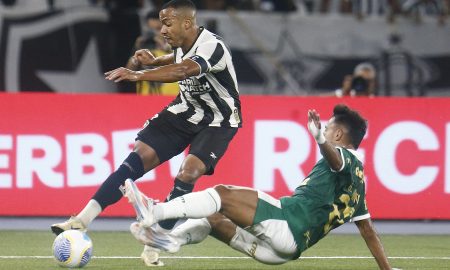 Botafogo e Palmeiras se enfrentam pela Libertadores (Foto: Vitor Silva/Botafogo)