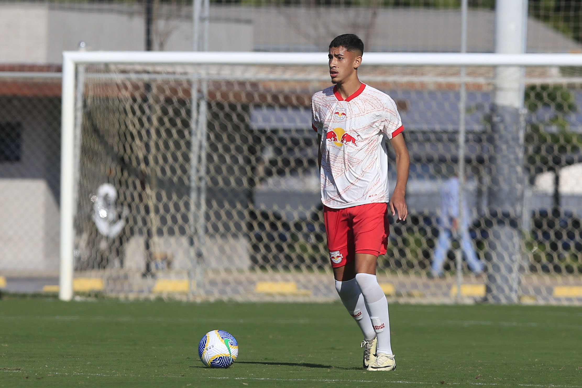 Kevyn, jogador do time Sub-20 do Red Bull Bragantino. (Foto: Fernando Roberto/Red Bull Bragantino)