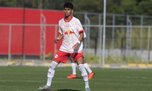 André Ricardo, jogador do time Sub-20 do Red Bull Bragantino. (Foto: Fernando Roberto/Red Bull Bragantino)