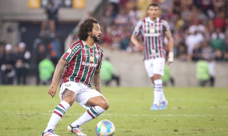 Marcelo, lateral do Fluminense. ( FOTO DE MARCELO GONÇALVES / FLUMINENSE FC)