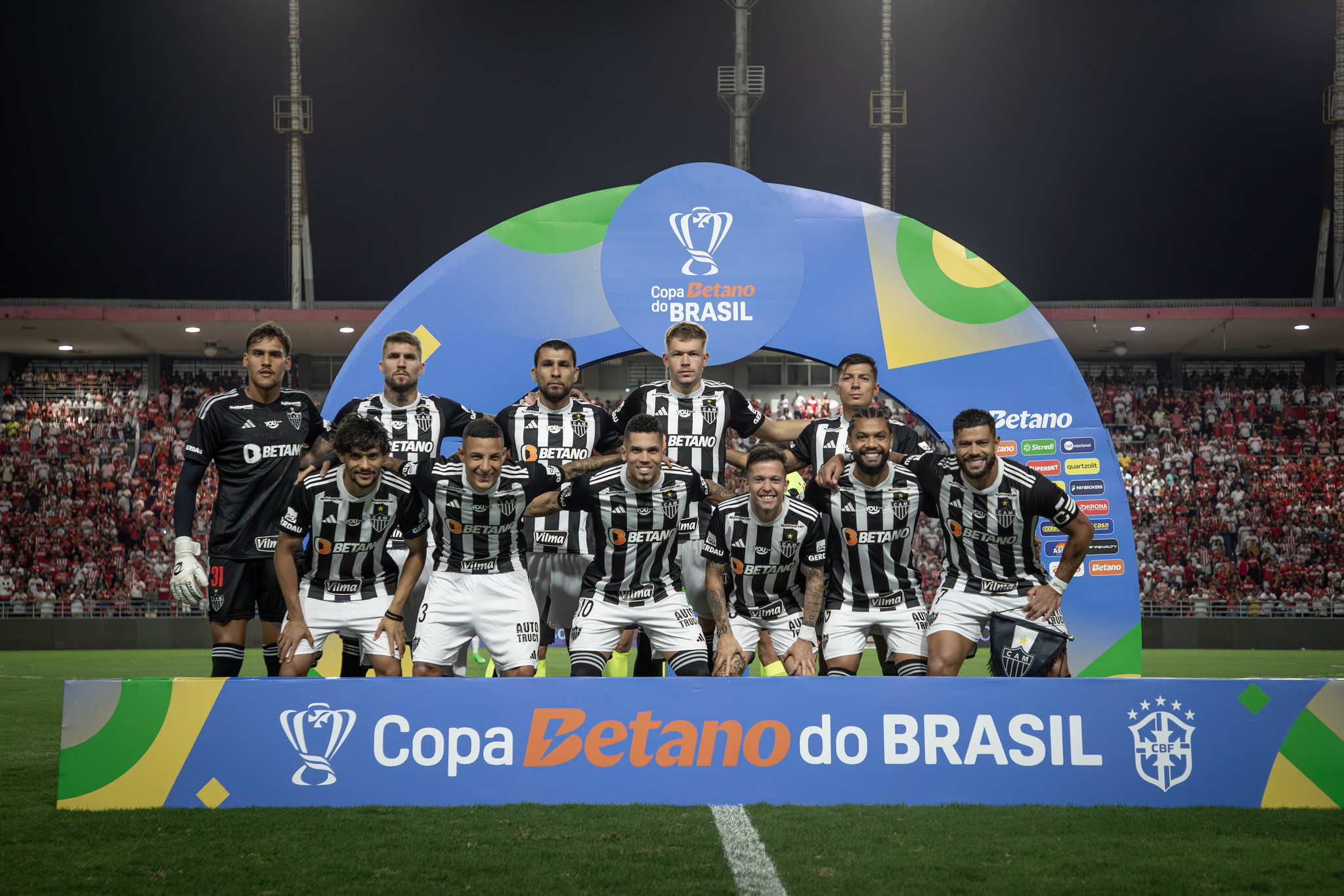 Atlético-MG empata com o CRB. (Foto: Pedro Souza / Atlético)