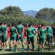 elenco reunido antes de finalizar a preparação para o confronto contra o bahia FOTO DE MARCELO GONÇALVES / FLUMINENSE FC