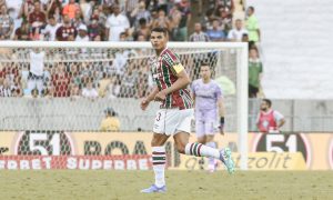 Thiago Silva no jogo contra o Bahia. (FOTO DE MARCELO GONÇALVES / FLUMINENSE FC)