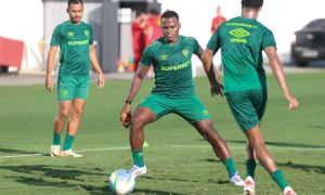 Fluminense em seu último treino visando o jogo contra o Juventude. - Foto: Marcelo Gonçalves/Fluminense F.C