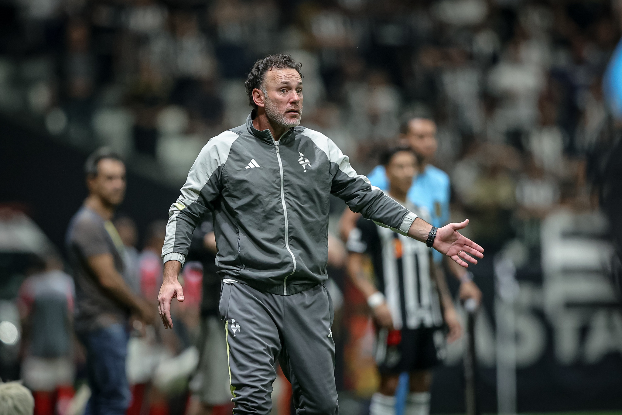 Milito na Arena MRV. (Foto: Pedro Souza / Atlético)