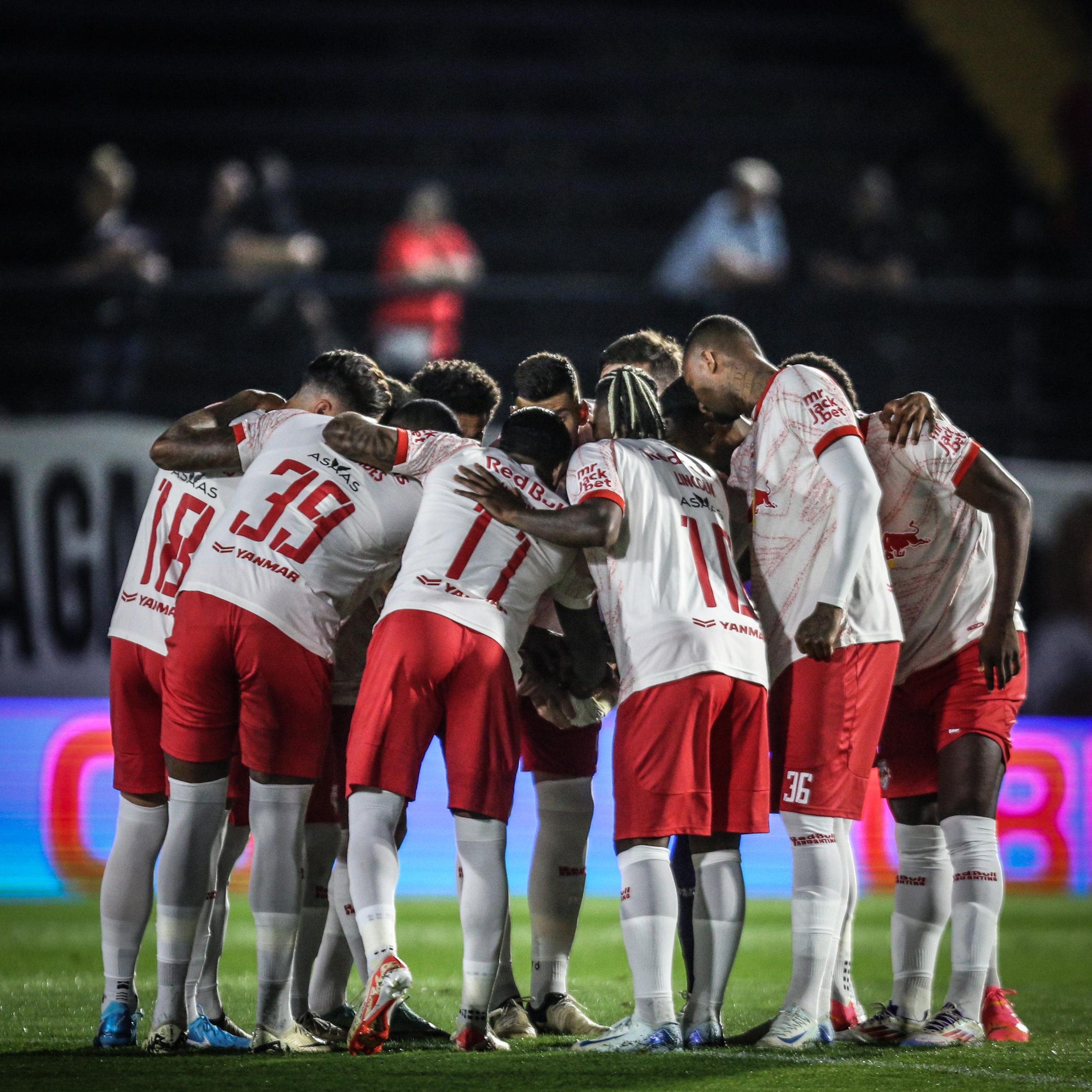 Jogadores do Red Bull Bragantino. (Foto: Ari Ferreira/Red Bull Bragantino)