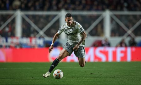 Paulinho em campo pelo Atlético. (Foto: Pedro Souza / Atlético)