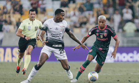 Empate fora de casa tira o Corinthians momentaneamente da zona do rebaixamento do Brasileirão. (FOTO: LUCAS MERÇON / FLUMINENSE F.C.)