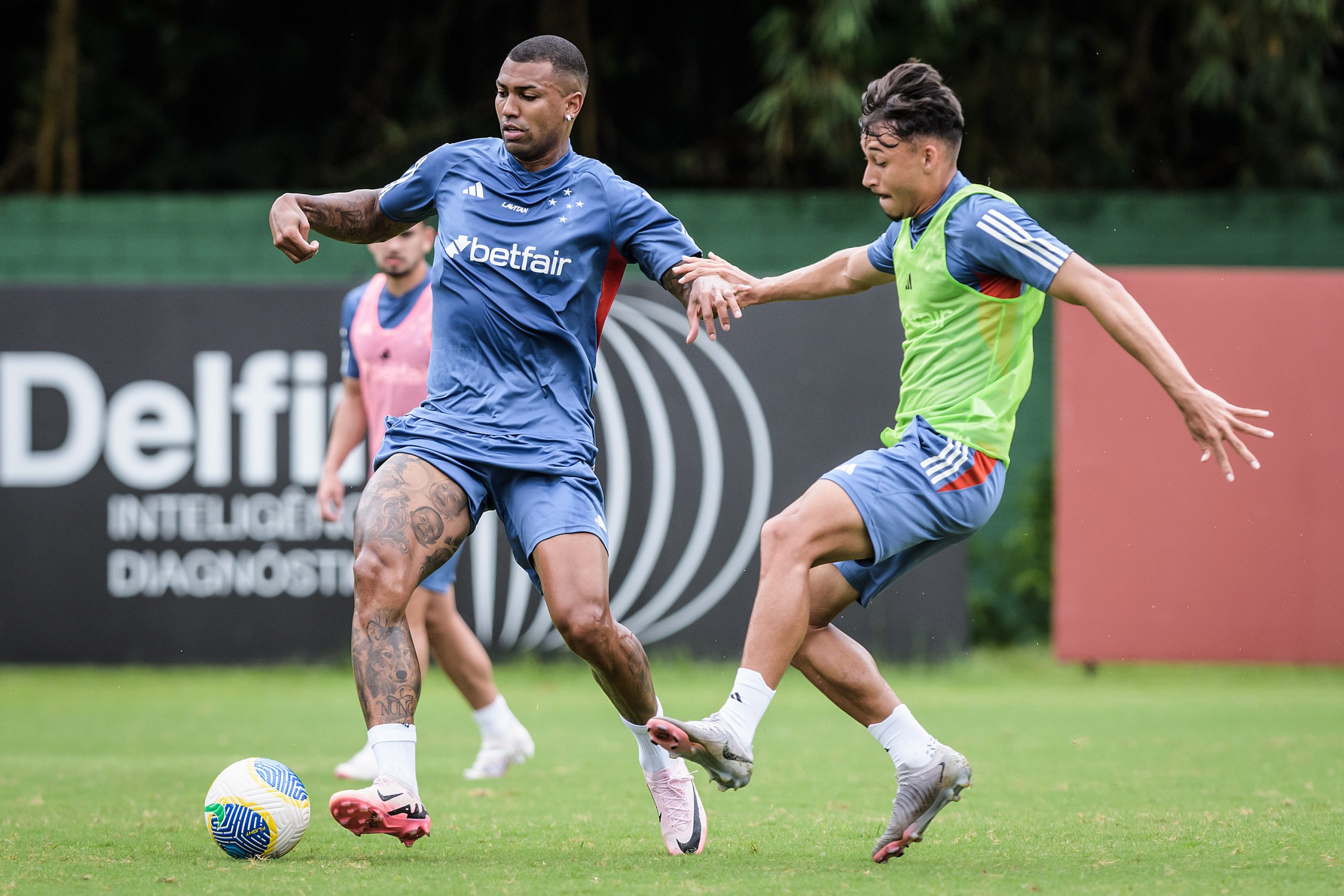 Cruzeiro segue preparação antes de partida contra o Boca. (Foto: Gustavo Aleixo/Cruzeiro)