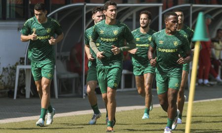 Fluminense em treino realizado no dia 22/08. - Foto: Marcelo Gonçalves/Fluminense F.C