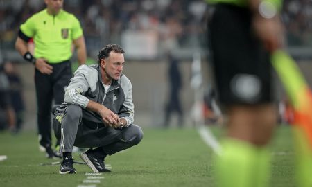 Gabriel Milito aponta perda de confiança na queda do rendimento da equipe. Foto: Pedro Souza/Atlético-MG