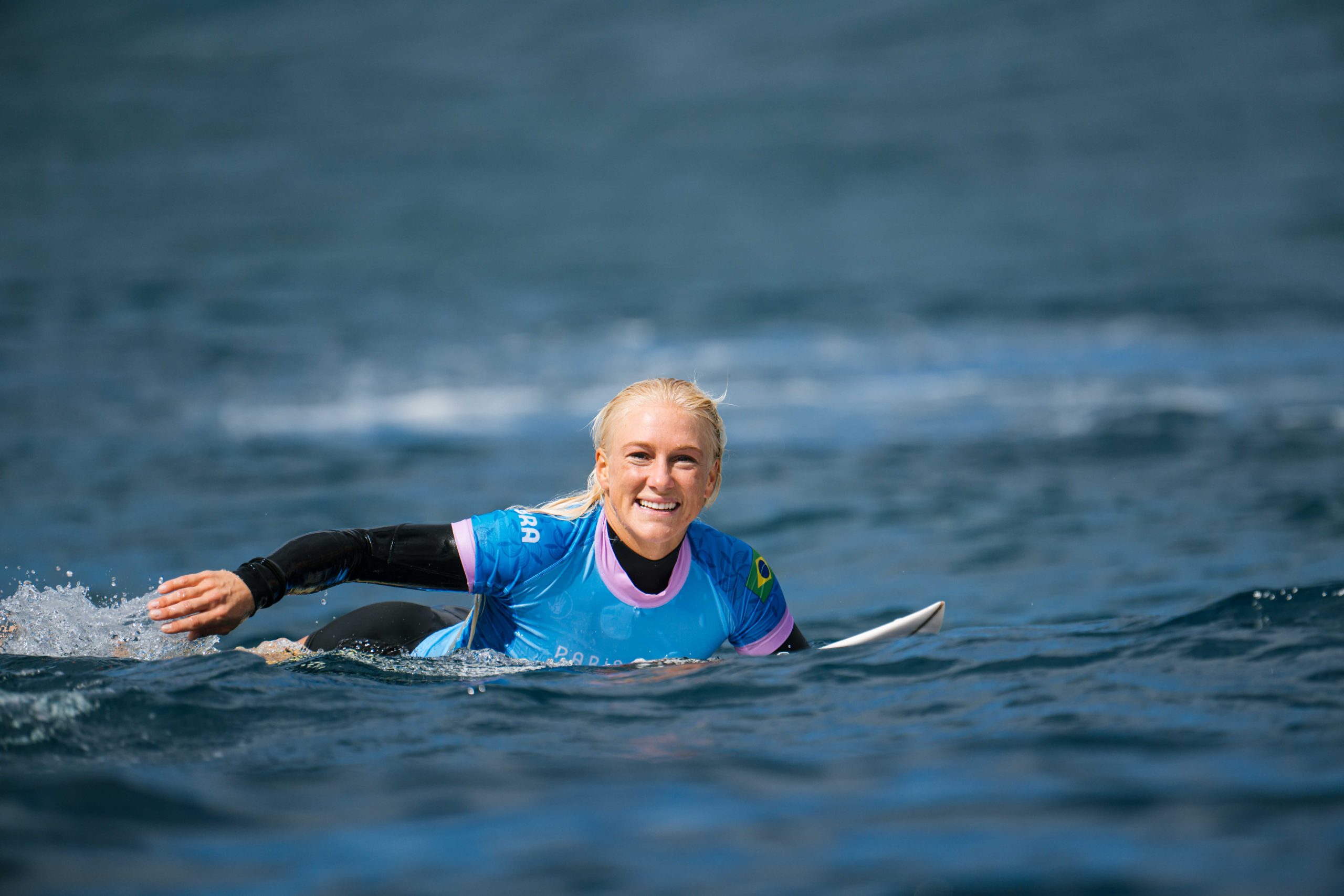 Tatiana Weston-Webb em Teahupo'o. (Foto: ISA / Beatriz Ryde)