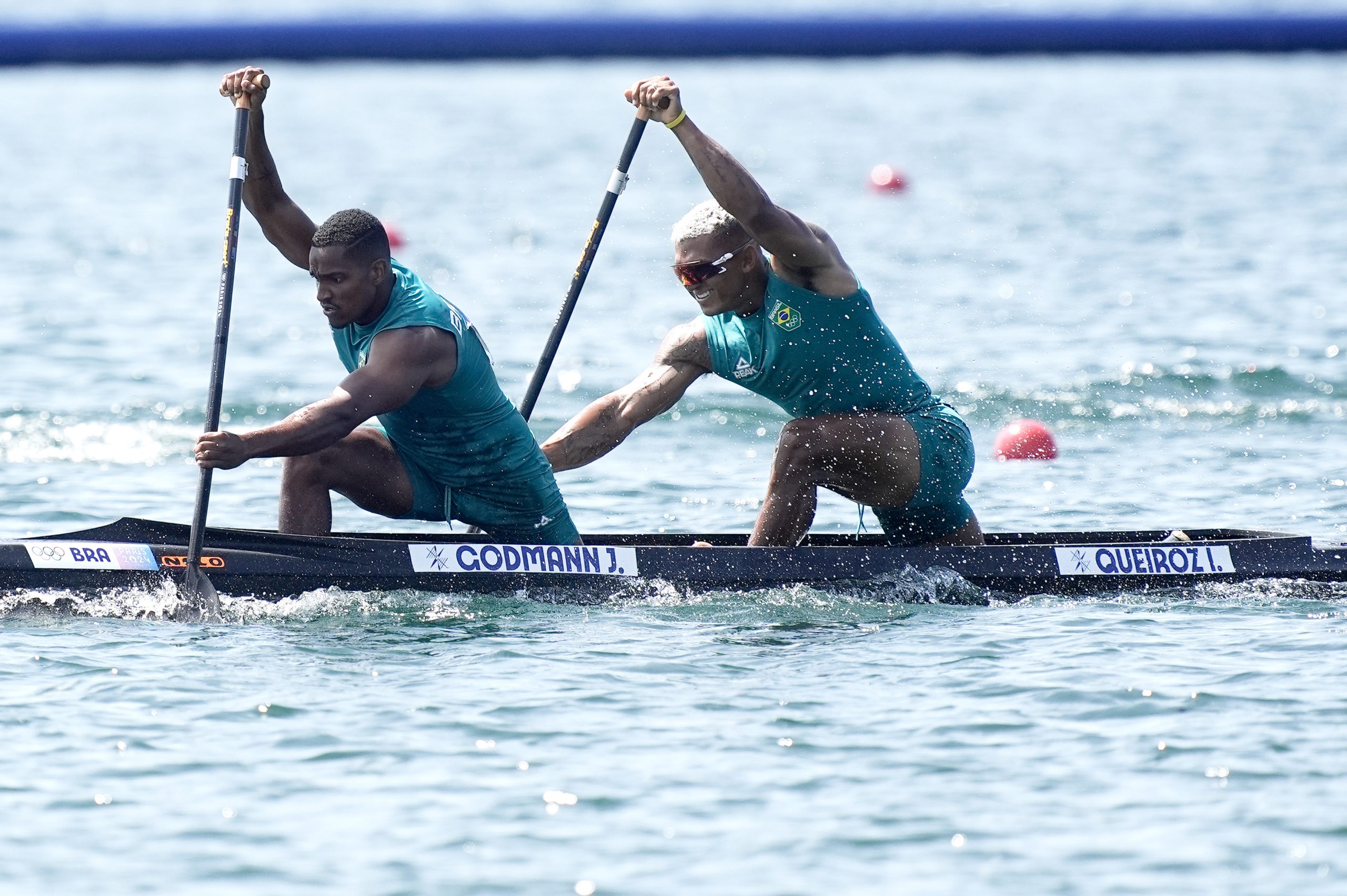 Isaquias Queiroz e Jack Godmann conquistaram o oitavo lugar no c2 500m Foto: Alexandre Loureiro/COB