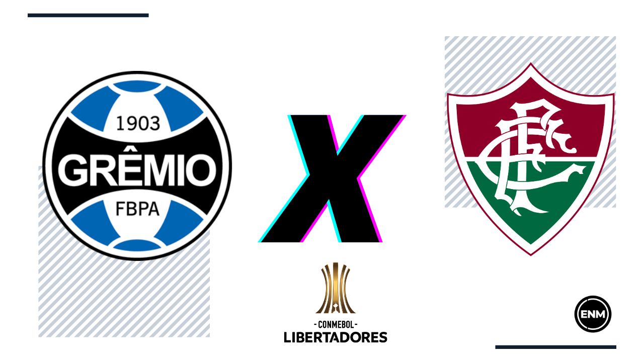 Grêmio será mandante contra o Fluminense no primeiro jogo das oitavas (Arte: ENM)