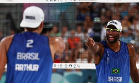 Brasil avança no vôlei de praia. (Foto: COB)