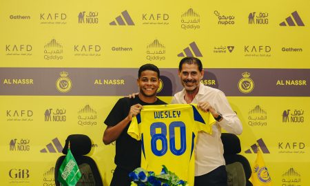 Wesley foi anunciado pelo Al-Nassr e será o quarto brasileiro do elenco.