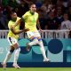 Gabi Portilho comemora gol contra a França