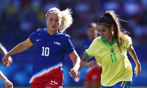 Estados Unidos bate o Brasil na final das Olimpíadas de Paris (Foto: Alexandre Loureiro/COB)