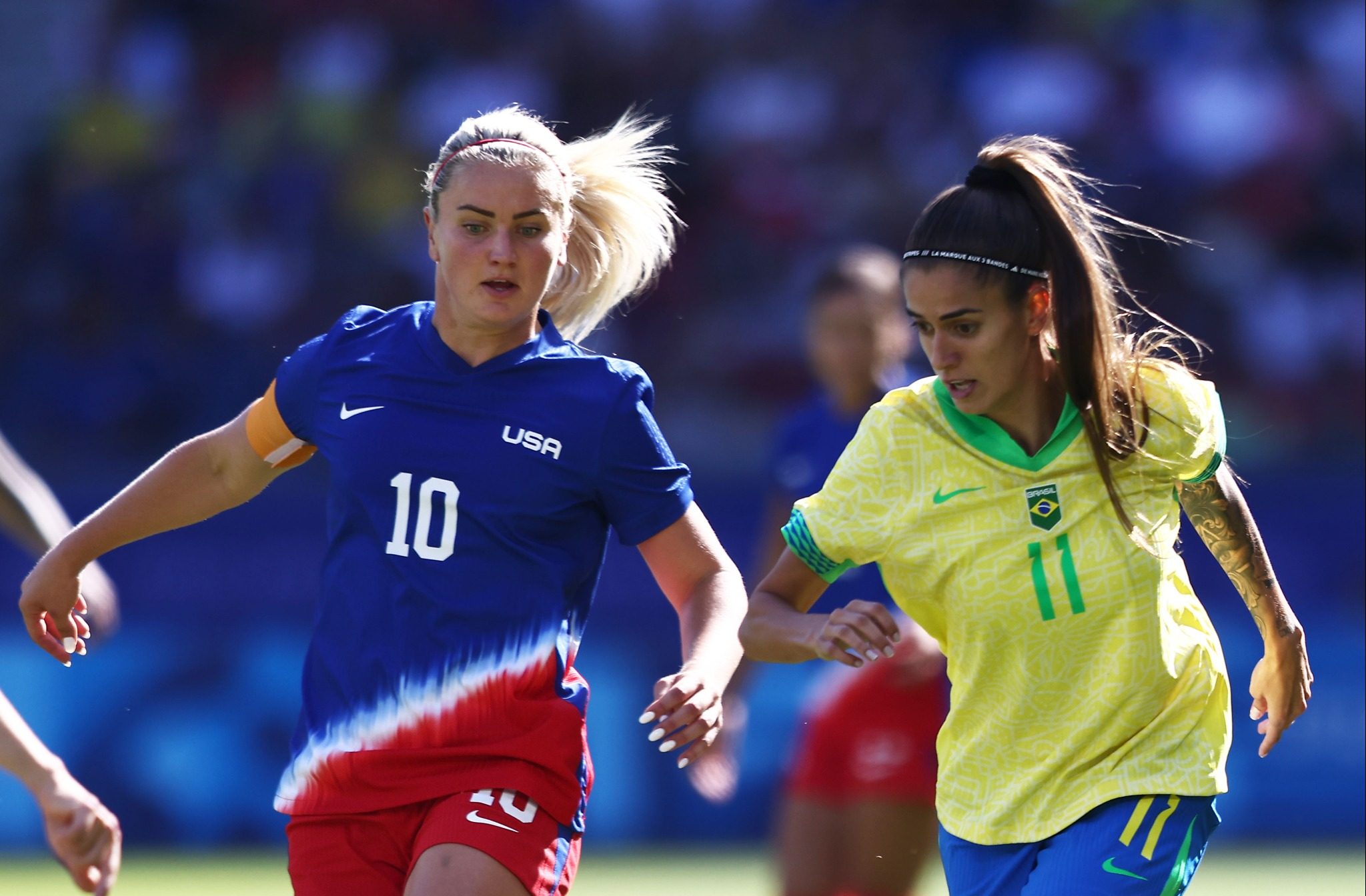 Estados Unidos bate o Brasil na final das Olimpíadas de Paris (Foto: Alexandre Loureiro/COB)