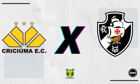 Criciúma x Vasco - 23ª rodada do Campeonato Brasileiro (Arte: ENM)