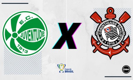 Juventude x Corinthians -Jogo de ida das quartas de final da Copa do Brasil (Arte: ENM)