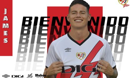 James Rodriguez. (Foto: divulgação/Rayo Vallecano)