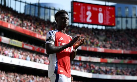 Saka. (Foto: Shaun Botterill/Getty Images)