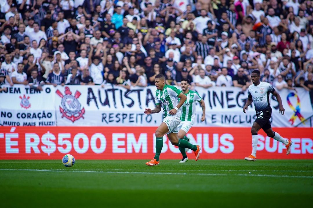 Em jogo nervoso, Corinthians e Juventude ficam no empate pelo Brasileirão; resultado complica o Timão. (Foto: Fernando Alves/ECJ)