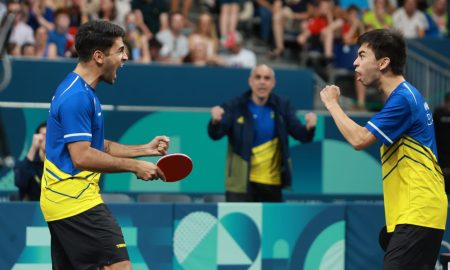 Teodo e Isihy. (Foto: Divulgação/ITTF)