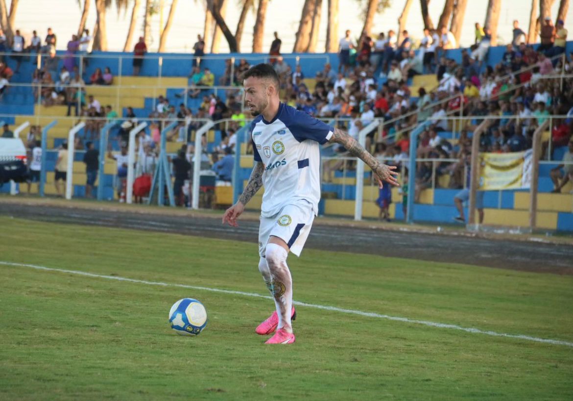 Destaque do Costa Rica-MS, atacante Pedro Neto acredita na classificação na Série D. (Foto: Rodrigo Moreira / FFMS)