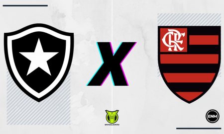 Botafogo e Flamengo se enfrentam pelo Brasileirão (Arte: ENM)