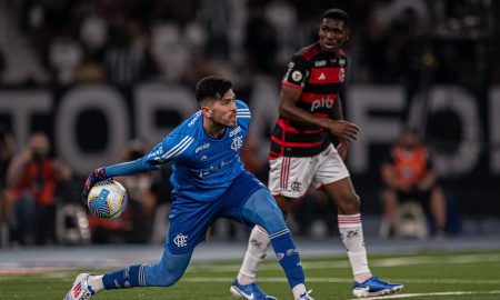 Rossi foi o grande personagem do Flamengo na derrota no clássico. Foto: Reprodução X Flamengo