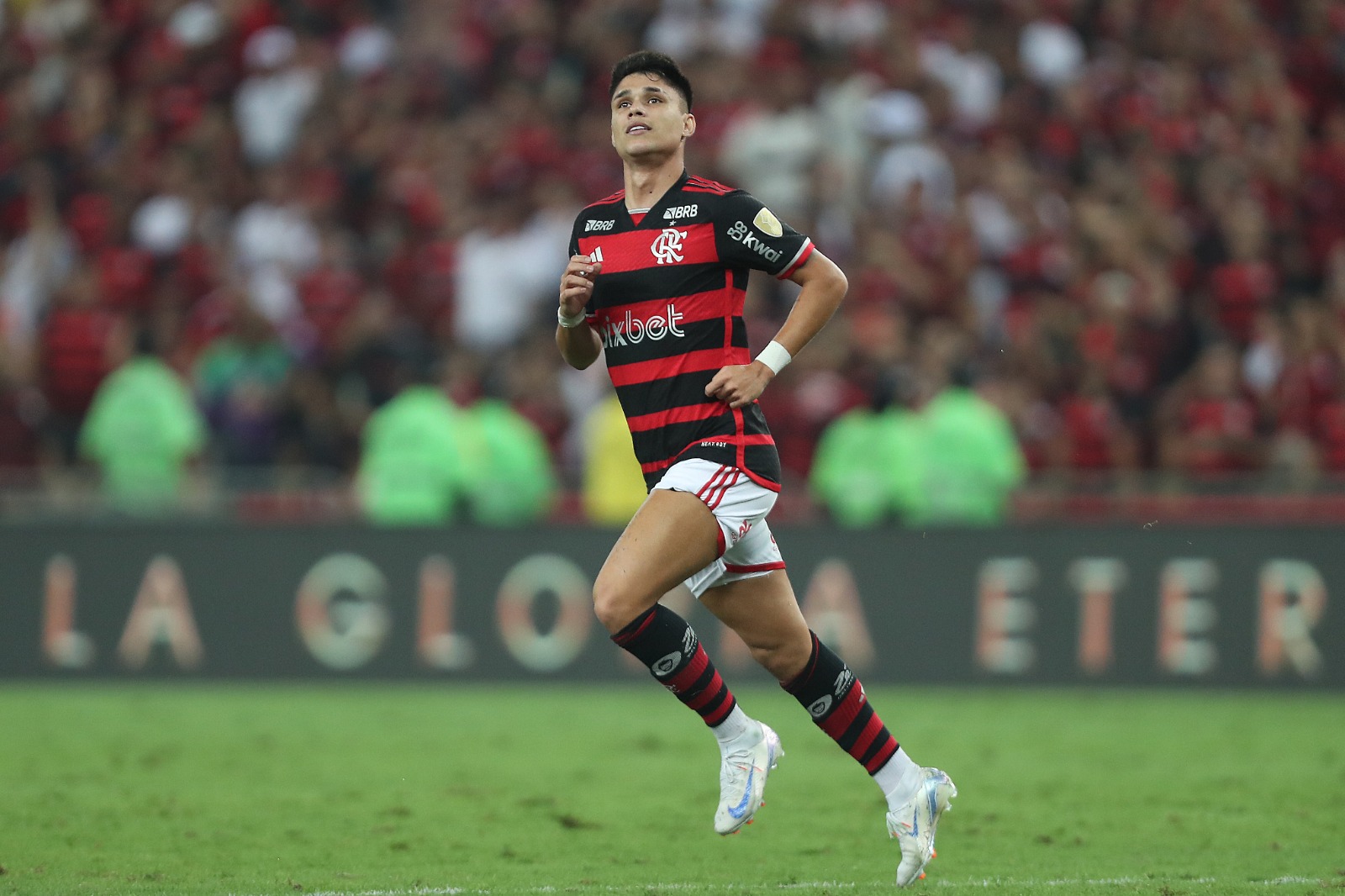 Luiz Araújo comemora primeiro gol contra o Bolívar. Photo by Wagner Meier/Getty Images)