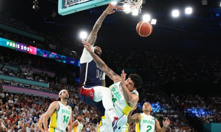 EUA venceu Brasil e está nas semifinais do basquete masculino (Foto: Divulgação/USA Basketball)