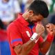 Djokovic vibra nas Olimpíadas / Crédito: Dubreuil/Kopatsch/Zimmer