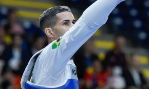 Edival Pontes fez sua estreia no taekwondo em Paris (Foto: Divulgação/Instagram(