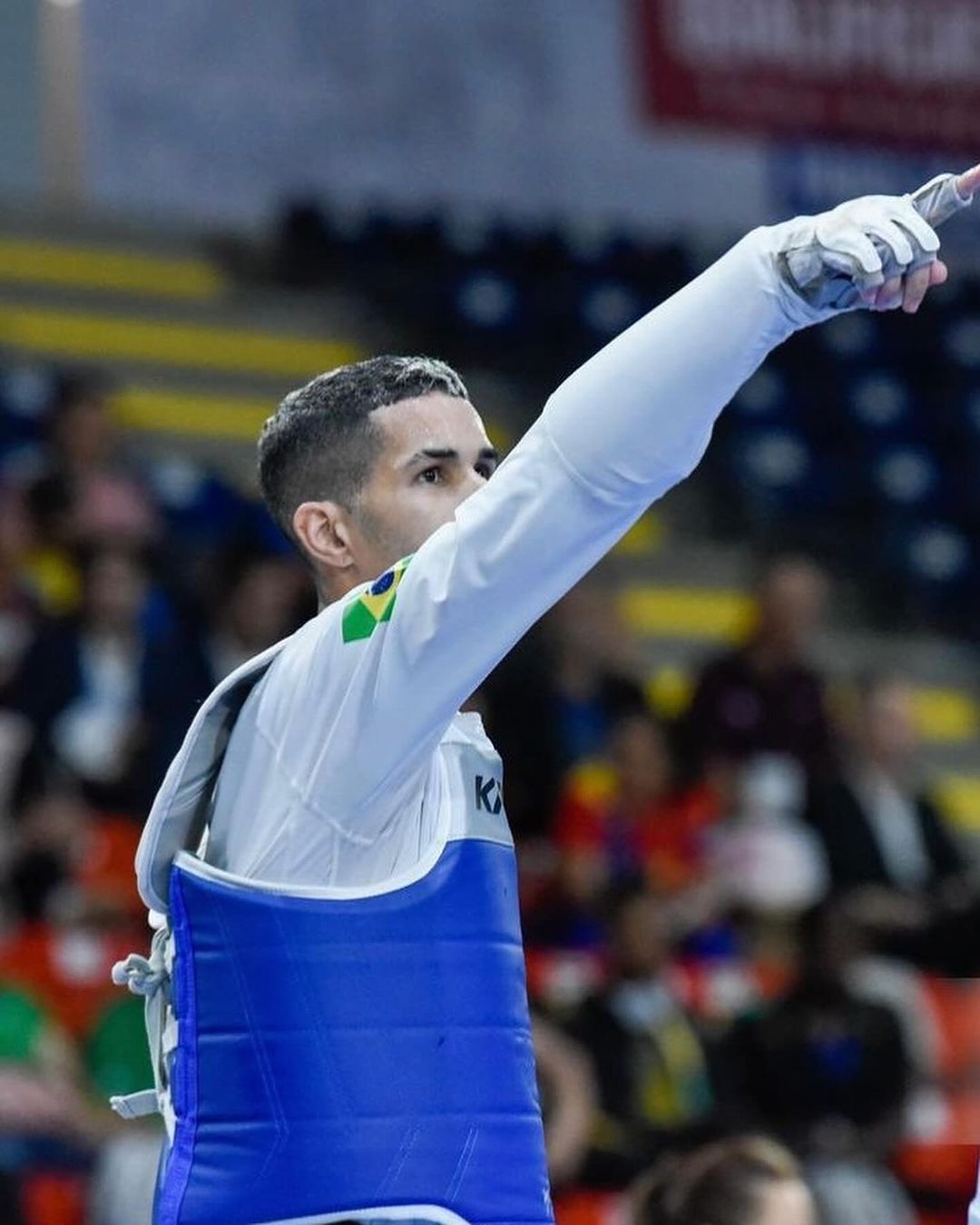 Edival Pontes fez sua estreia no taekwondo em Paris (Foto: Divulgação/Instagram(